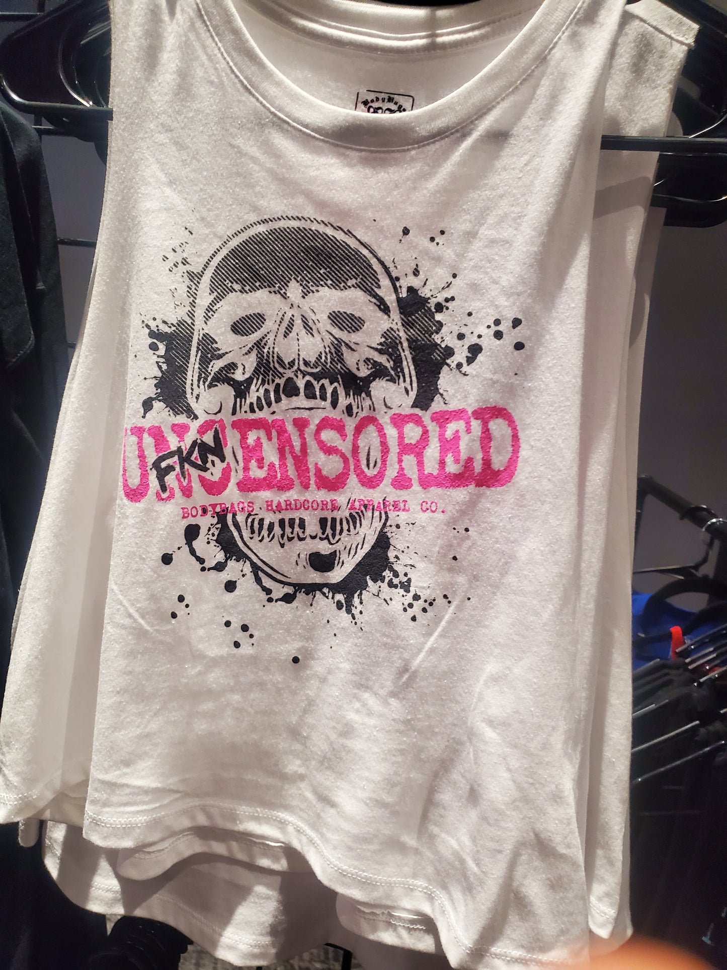 Un FKN'Censored - Ladies Crop Top Tank