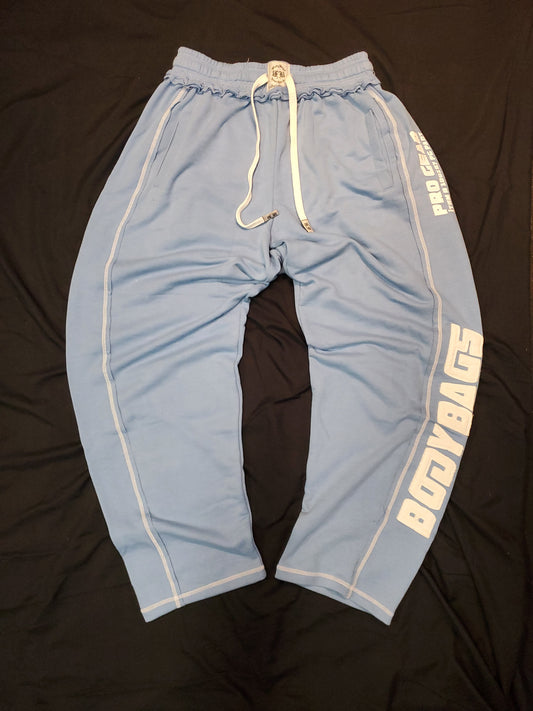 Pro-Gear Series Custom Baggy Sweatpants - LIGHT BLUE w/WHITE Lettering