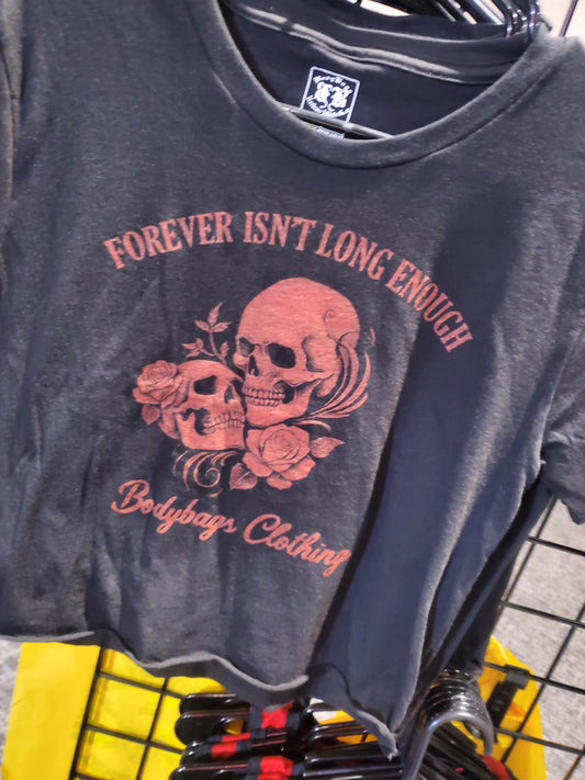 Forever isn't long enough - Ladies Relaxed Cropped T-Shirt