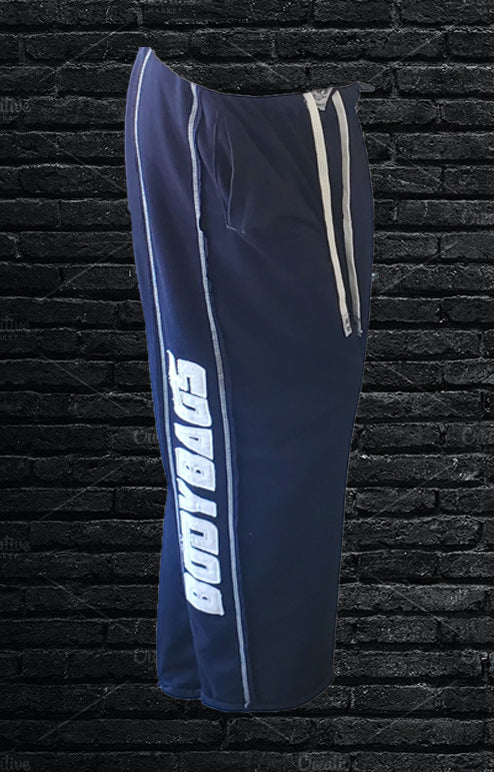 Pro-Gear Series Custom Baggy Sweatpants - NAVY BLUE w/White Lettering