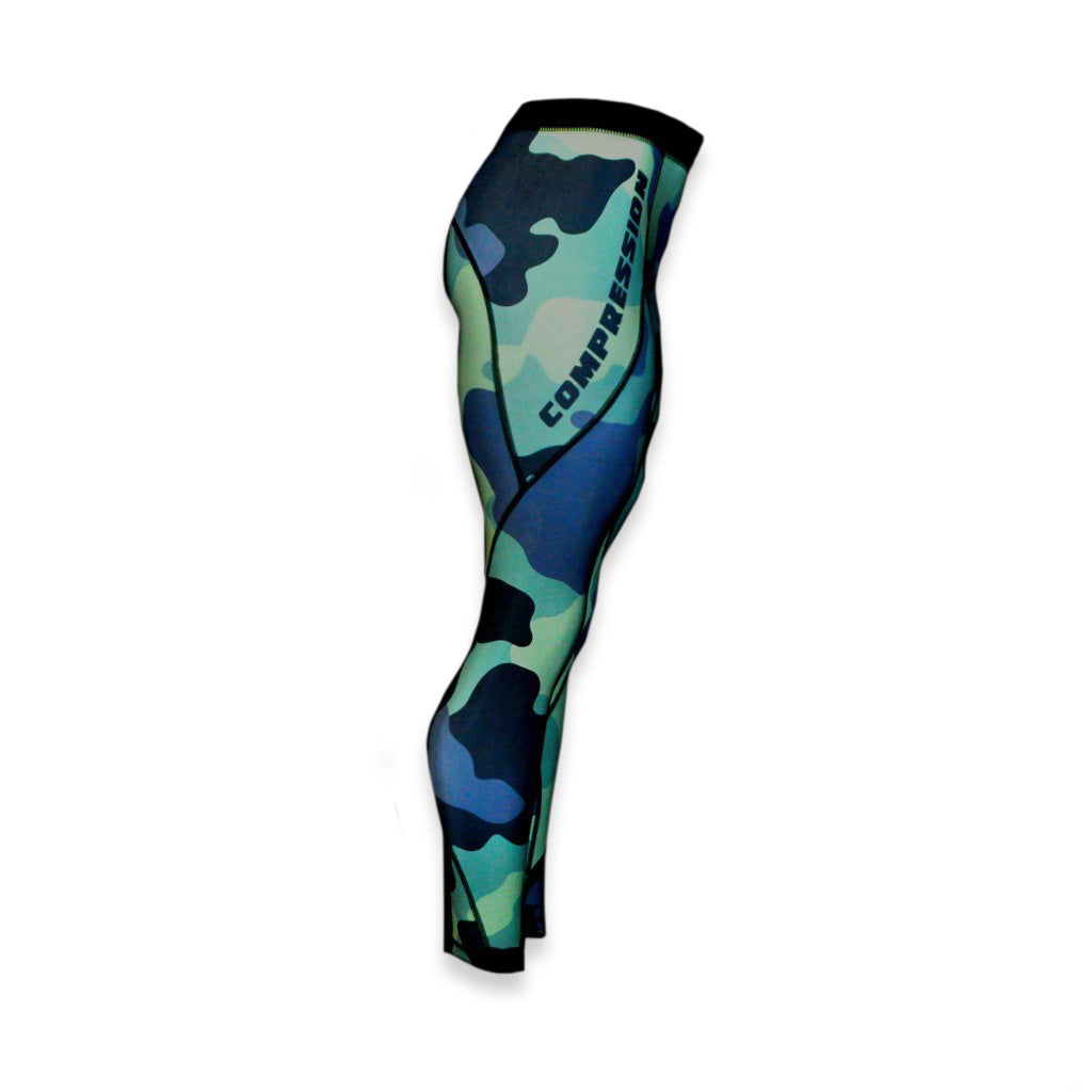 Men's Compression Tights - Camo