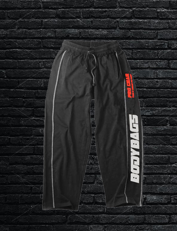 Pro-Gear Series Custom Baggy Sweatpants - RED w/Gray Lettering - BodyBags  Athletic Gear